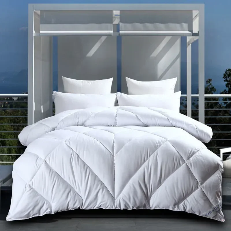 

Real High Grade Down Quilt 95% White Goose Down Thick Quilt Winter Spring Autumn Warm Quilt Core Thickened And Quilt Quilt