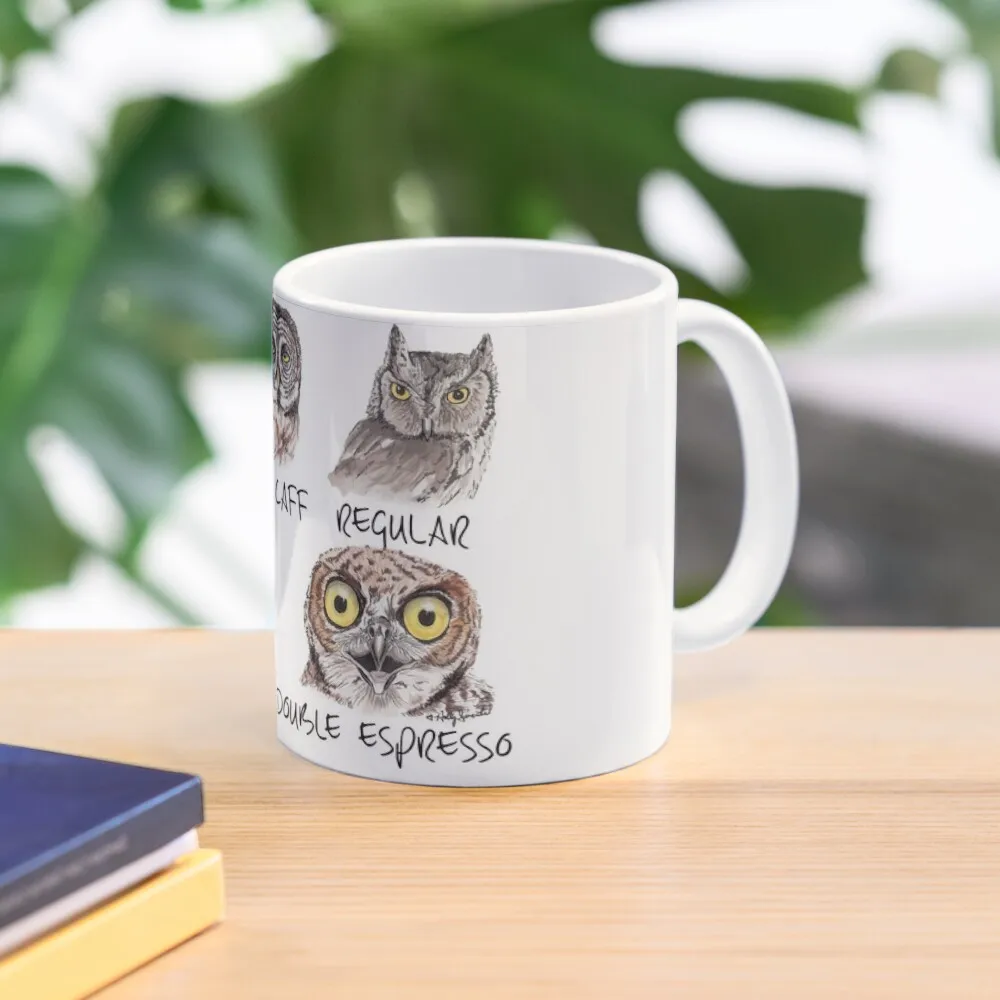 

Owl Caffeine Scale - funny coffee owls Coffee Mug Creative Cups Cute Mugs Tea And Coffee Cups