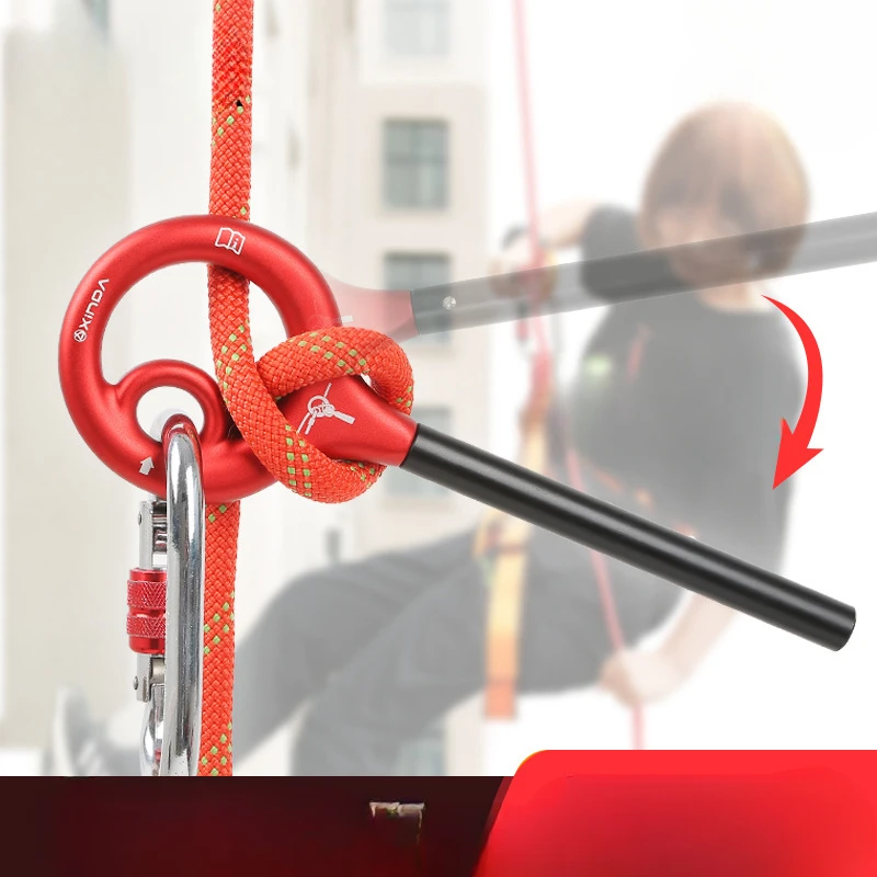 RockClimbingDescender35KNFigure8WordRopeDescenderClimbingRing