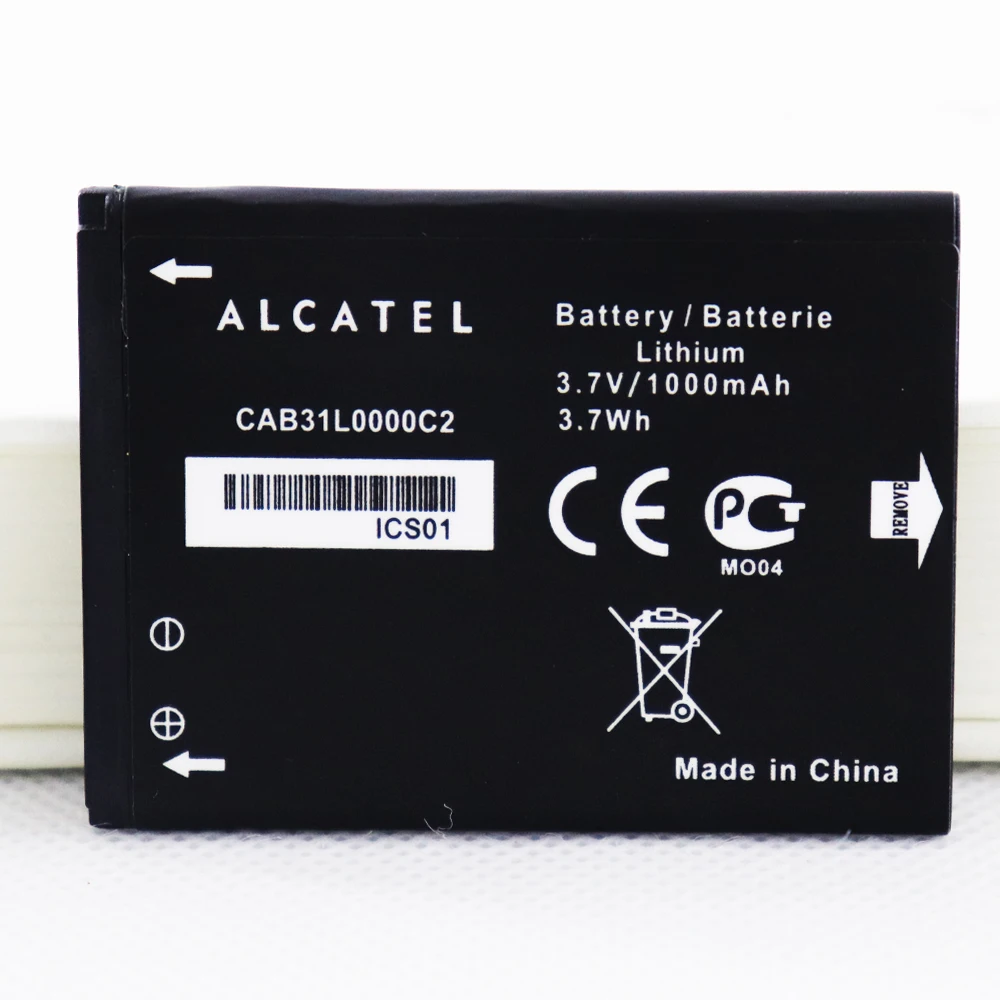 Batterie Li-ion 1750 MAh Pour Alcatel One Touch 993D 995 Ultra - Remplacement CAB31Y0006C1 - Taille 64x44x5 Mm