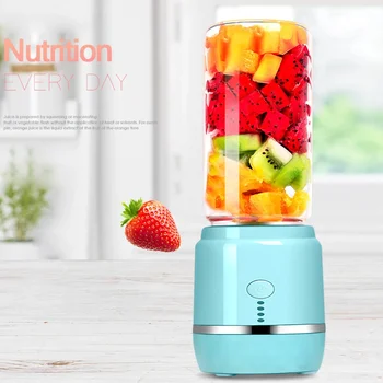 Portable Electric Fruit Juicer Wireless USB Rechargeable 6 Blades Mini Mixer Multifunction Summer Smoothie Blender Machine 2