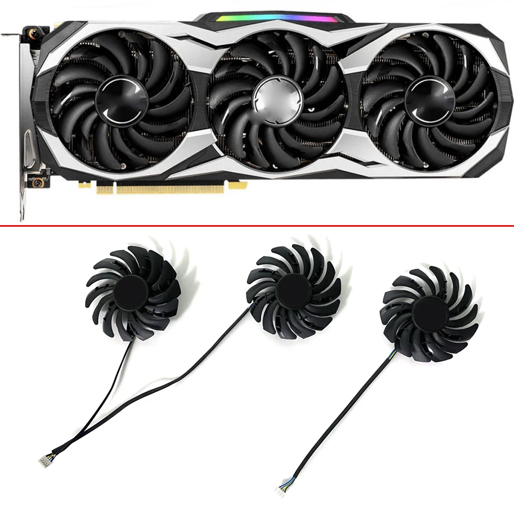 Pld09210S12Hh 87Mm 4Pin Rtx2080Ti Rtx2080 Rtx2070 Gpu Fan Per Msi Geforce Rtx 2070 2080 2080Ti Duke Oc Graphics Video Card Fan