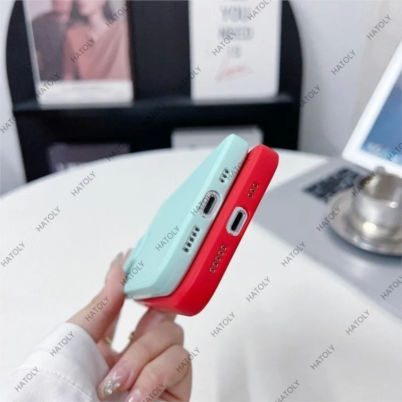 Liquid Silicone Shockproof Phone Case - TPU Protective Cover, Enhanced Durability