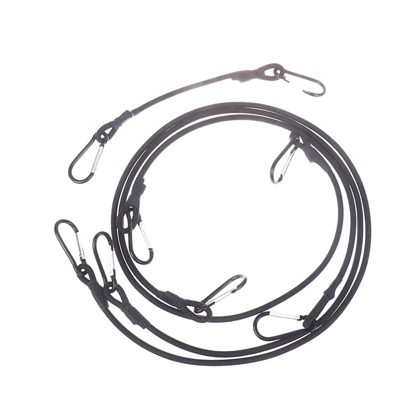 Car Luggage Roof Rack Strap Hooks 30/60/90/120cm Stretch Elastic Bungee Cords With Hooks Lightweight Bikes Rope Tie Accessories