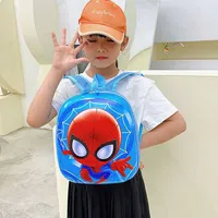 Disney Cartoon Spiderman Boys Children's Backpack Sofia School Bag  Cute Kitty Girl Baby Backpack Cartoon Egg Shell Bags 6