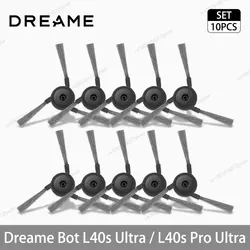 Replacement Accessories for Dreame Vacuum Cleaner: Main Side Brush, HEPA Filter, Mop Cloths & Dust Bag Set (10 Side Brushes)