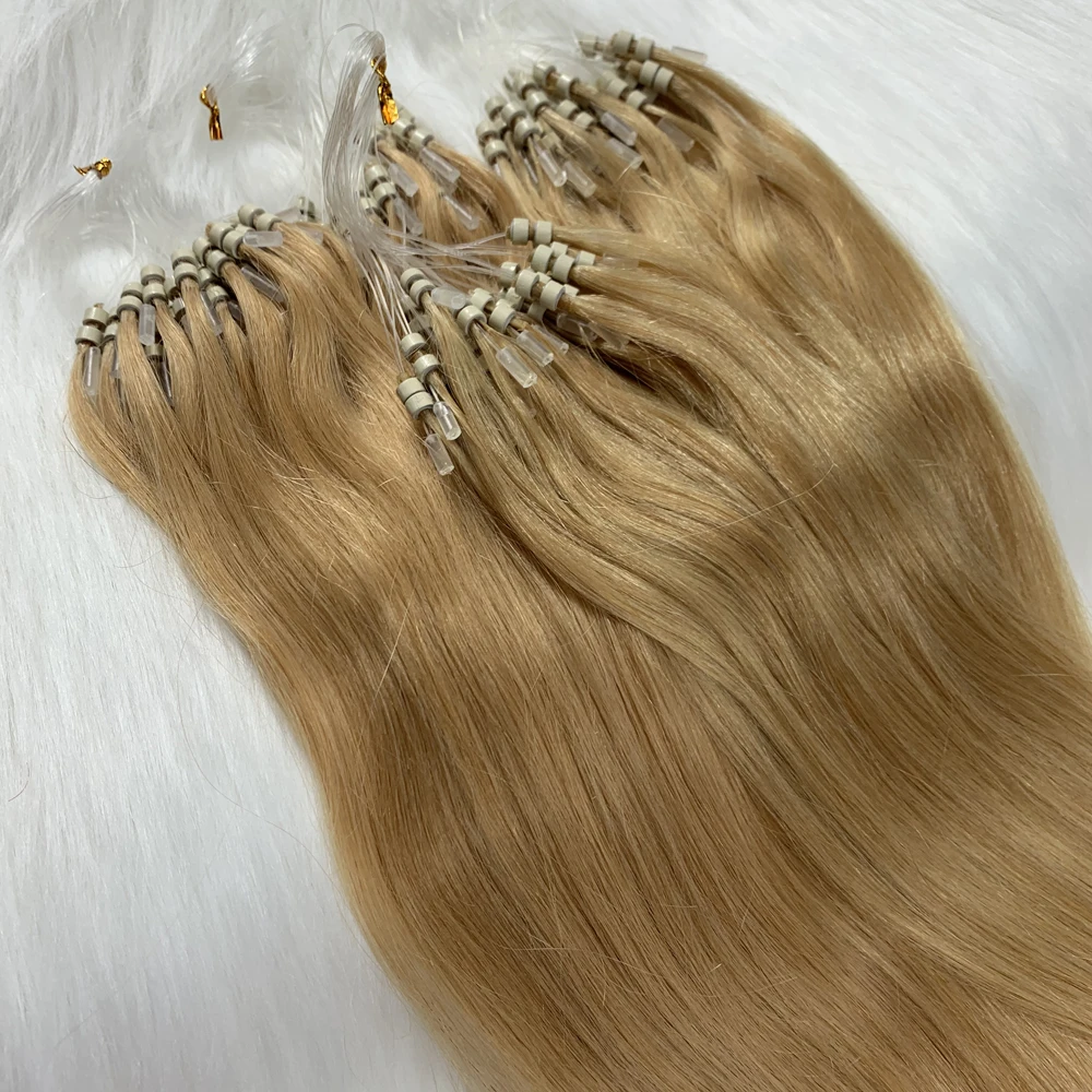 100% Remy Hair Human Hair Extensions Double Drawn Micro Loop 14"-24" human hair extensions