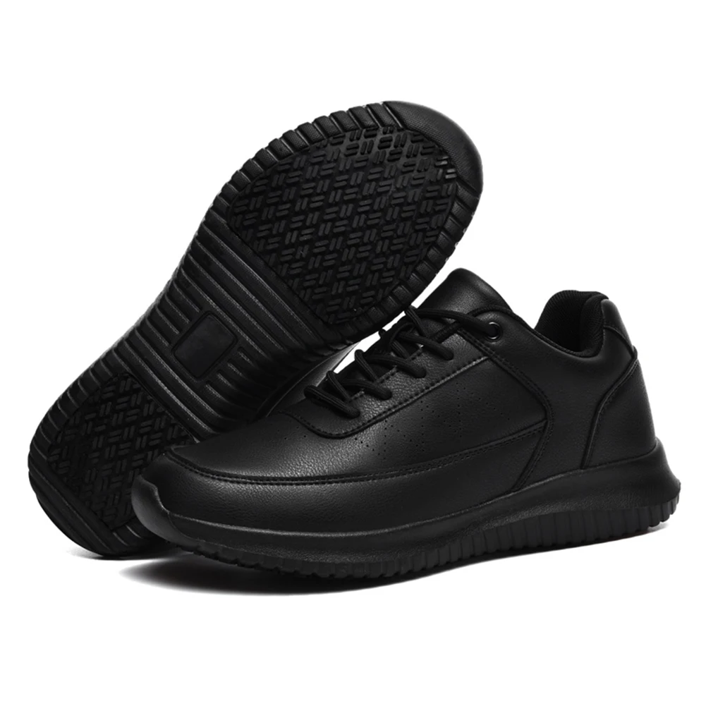 Non Slip Work Shoes Kitchen Chef Shoes Waterproof Restaurant Walking Sneakers Lightweight Work Trainers for Kitchen Chef 2
