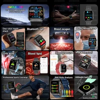 2026 Health Care Smart Watch Men Women BMI Analysis Uric Acid Blood Lipids Blood Pressure Monitoring BT Call AMOLED Smartwatch - Image 3