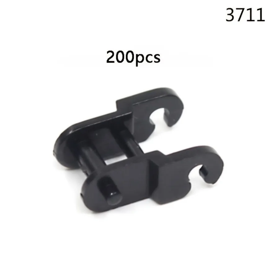 200 Stück technische Gliederkette Bausteine LKW Raupe Armband 3711 MOC Tank Teile Ziegel Konstruktionsspielzeug in Blöcken – Detail 3