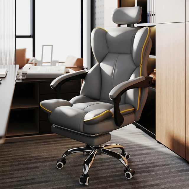 Gamer Comfortable Office Chair Neck Support Ergonomic Luxury Cushion Office  Chair Designer Padding Silla Office Furniture - AliExpress