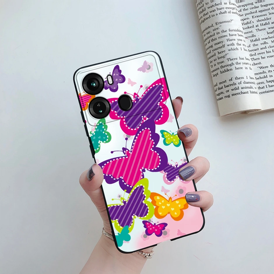 Butterfly Cartoon Silicone Soft TPU Phone Case Cover