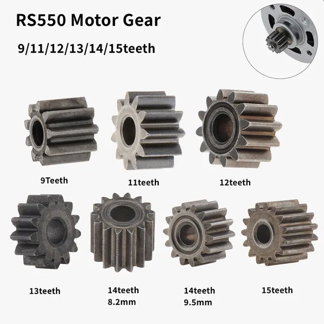 Ingranaggi Metallici Per Modellini RC - 10 Pezzi Pignone 18T Modulo 0.6 In Acciaio Antiusura - Foto 7
