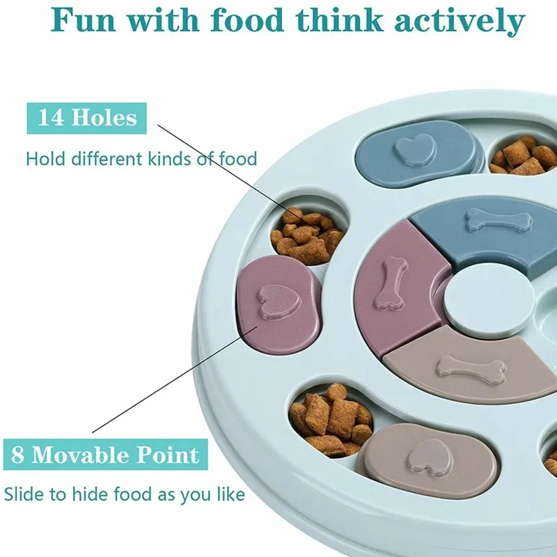 Dog Food Hiding Bowl Slow Food Training Dog Educational Toy Interactive Educational Feeding Dog Cats Pet Accessories 3
