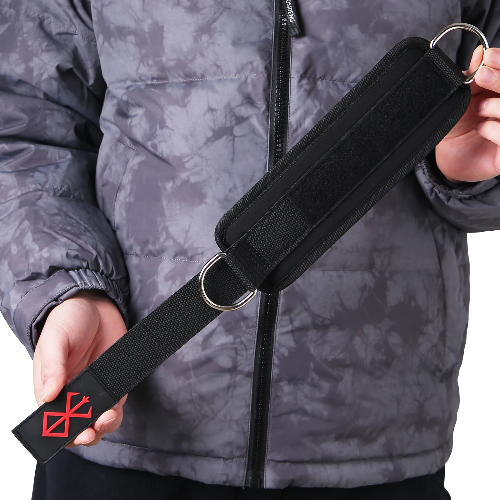 Berserk anime Ankle Straps (Pair) For Cable Machine Kickbacks, Lower Body Exercises-Adjustable Leg Straps with Neoprene Padd