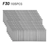 1105pcs F15/F20/F25/F30 Staples Straight Brad Nail 304 Stainless Steel Nail Gun Nailer Staple For DIY Home/Gardening Woodworking 1
