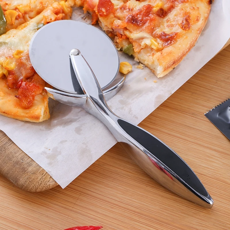 Stainless Steel Pizza Knife Durable Pizza Peel Pasta Cutter Wheel kIitchen Acce