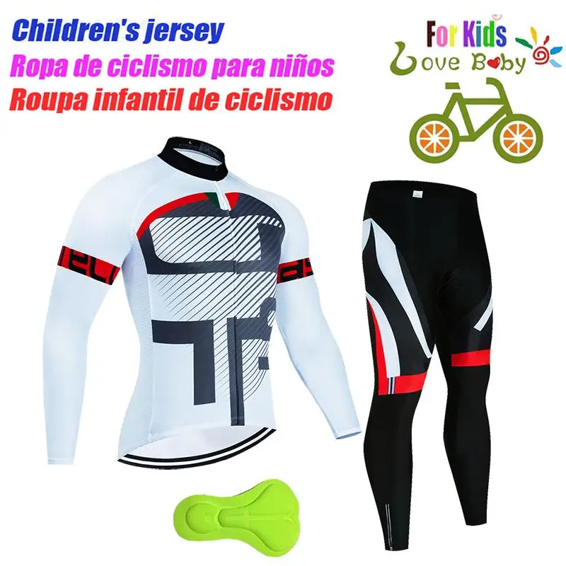 Kids Cycling Jersey Set Boys Summer Cycling Clothing MTB Ropa