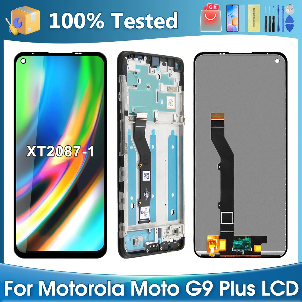 

Оригинальный ЖК-дисплей с сенсорным экраном G9 Plus 6,81 дюймов для Motorola Moto G9 Plus, запасные части