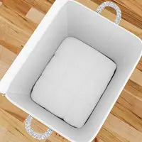 Large-Capacity Clothes Storage Bag With Handle Dust-proof Quilt Storage Basket with Lids Zipper Closet Organizers 2