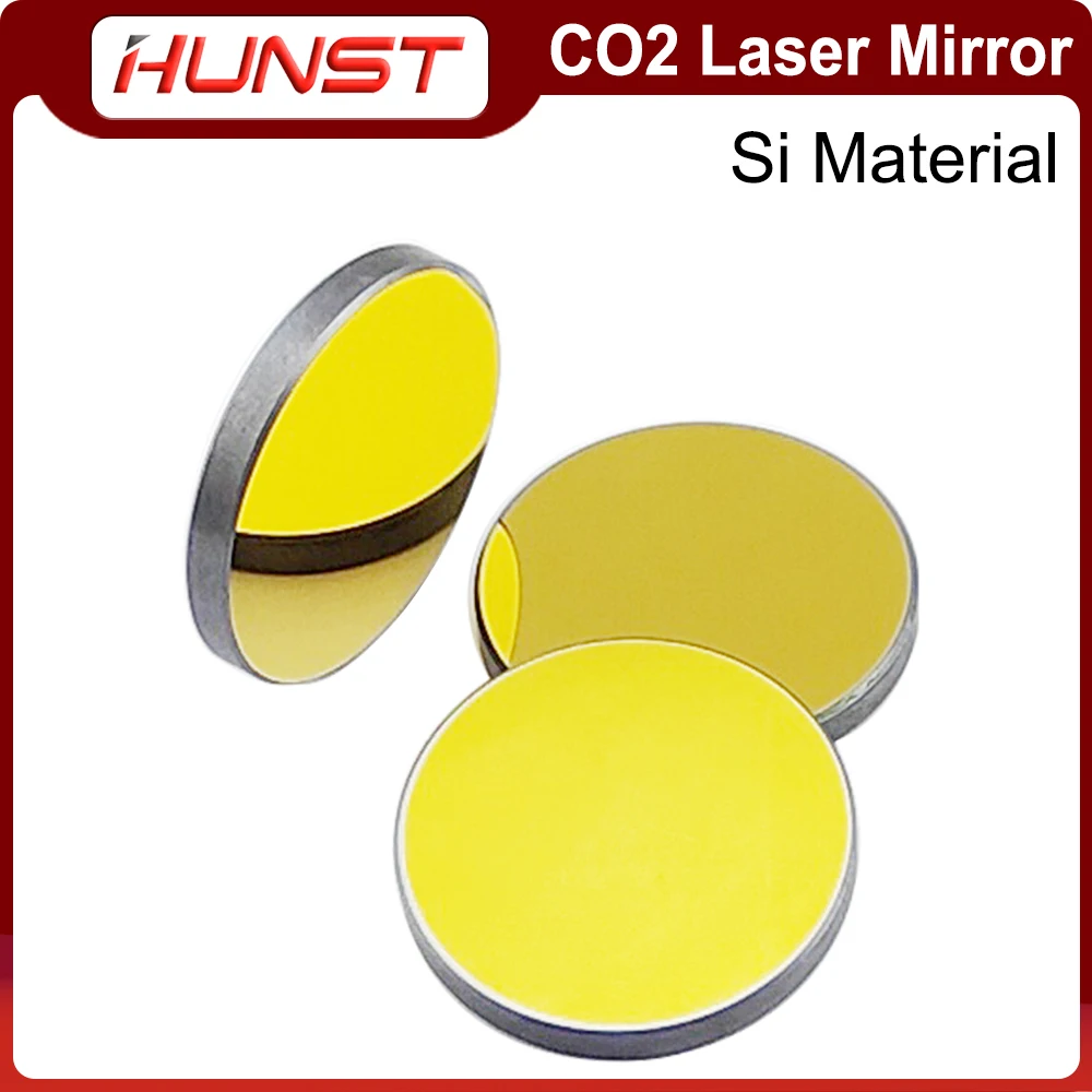 

Отражающие зеркала HUNST Co2 Laser Si для лазерного гравера, позолоченные силиконовые отражающие линзы диаметром 20 25 30 мм