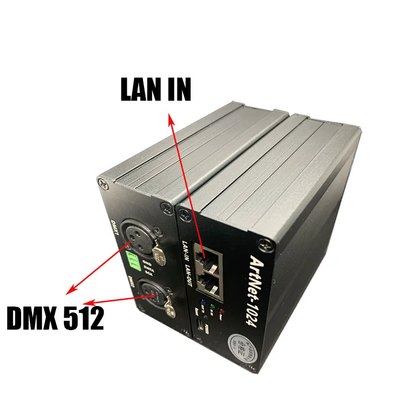 ArtNet 1024 양방향 컨트롤러, 3D 시뮬레이션 소프트웨어, GrandMa R44 TT Madrix, DMX 512 LAN, 새로운 업데이트