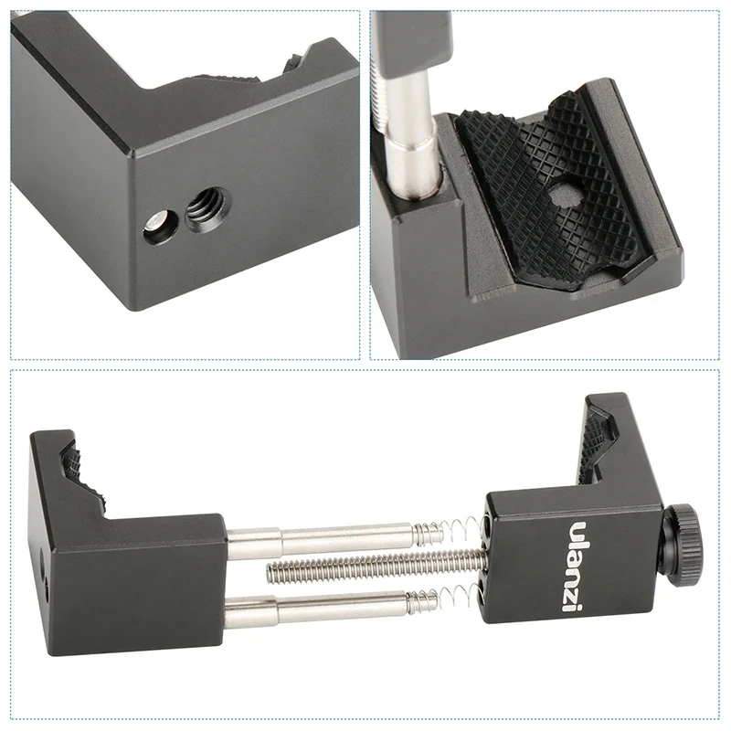 Ulanzi ST-2S Universal Vlog Smartphone Tripod Mount Aluminum Metal Phone Tripod Adapter Holder Stand for iPhone 16 15 14 Pro Max