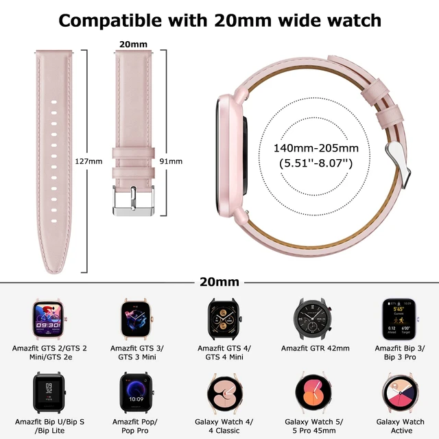 20mm Silicone Watch Strap For Amazfit GTS 4 Mini Strap Strap For Amazfit  GTS/2e/GTS 2/GTS 3 Strap For Amazfit Bip/U/U Pro - AliExpress