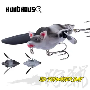 ALLBLUE 3D STUPID DUCK Topwater Fishing Lure Floating Artificial