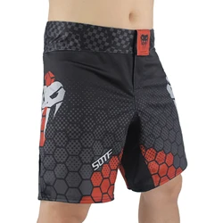 Men Print Middle Waist Bottoms Boxer Shorts Sport Shorts Trunks Shorts Sport for Running Jogging Boxing Workout