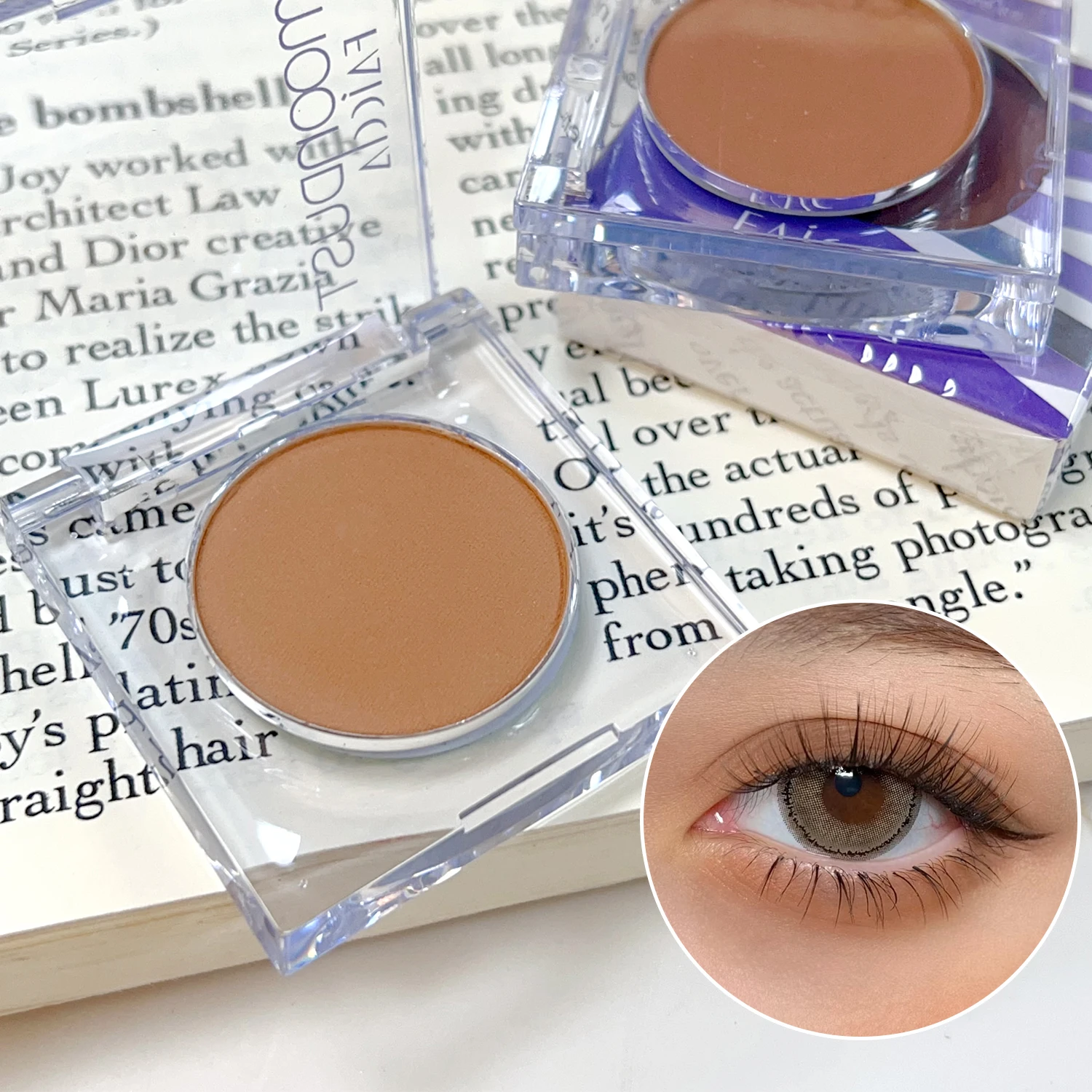 Monochrome Matte Eye Shadow Palette Long Lasting Beige Nude Brown Eyeshadow Low Saturation Nude Earth Color Eyes Korean Makeup eye shadow eye shadow plate