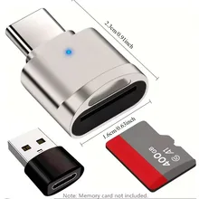 미니 타입-C USB 3.0-SD 마이크로 SD TF 카드 리더기 메모리 카드 삼성 화웨이 샤오미 알루미늄 카드리더기