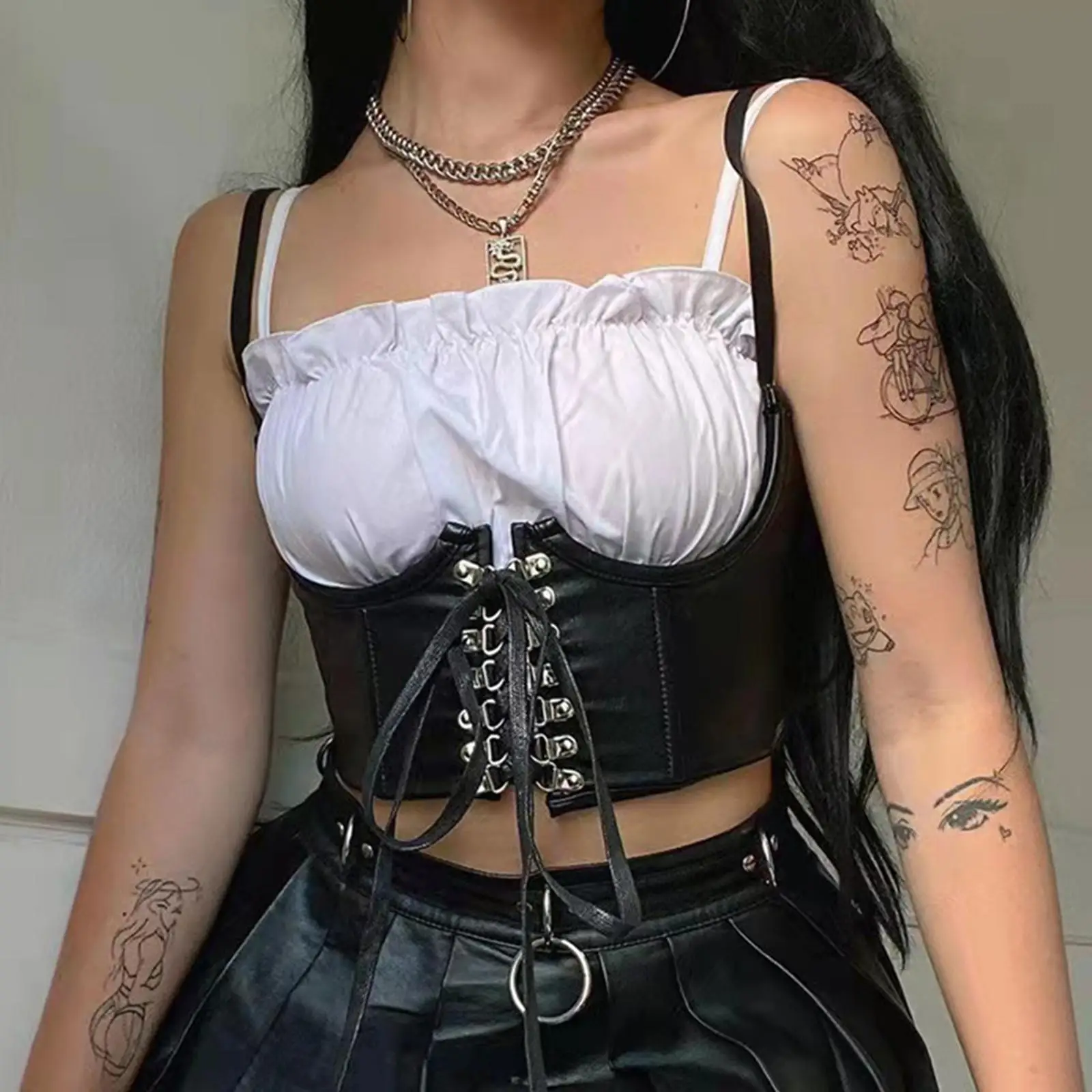 Women Corset Belts Thin Under Bust Top Underbust Corset Wide Belt Fashion Waist Belt for Dresses, Wedding Dress
