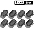 8Pcs Black