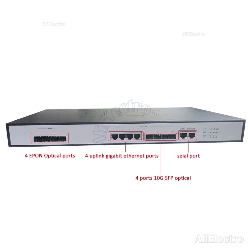 4PON порты FTTH CATV OLT несущий волоконно-оптический высокого качества 10G Профессиональный PX20 + и EPON ONU