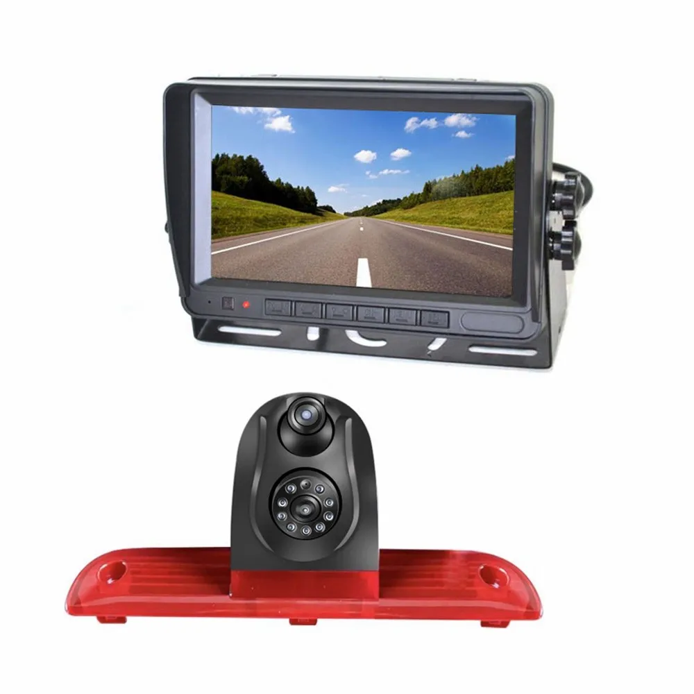 

Dual Lens Backup Reversing Camera &7 Inch Self Standing Rear View Monitor Display for Fiat Ducato/ Peugeot Boxer/ Citroen Jumper