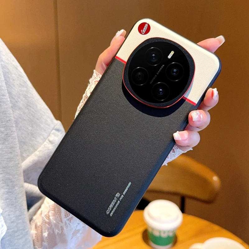 Color-Block Textured Anti-Oxidation Drop-Resistant Phone Case