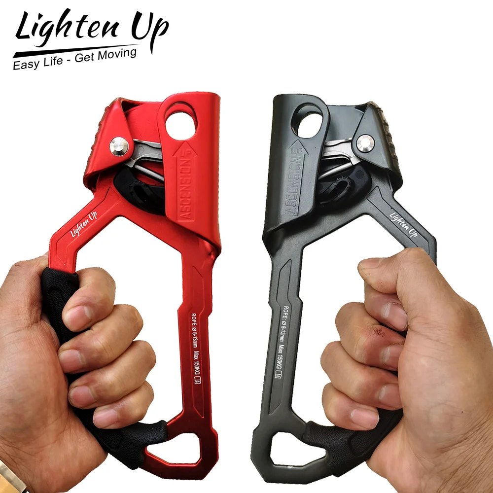 Alomejor Hand Ascender Rope Riser Rock Climbing Device for 813mm Rope
