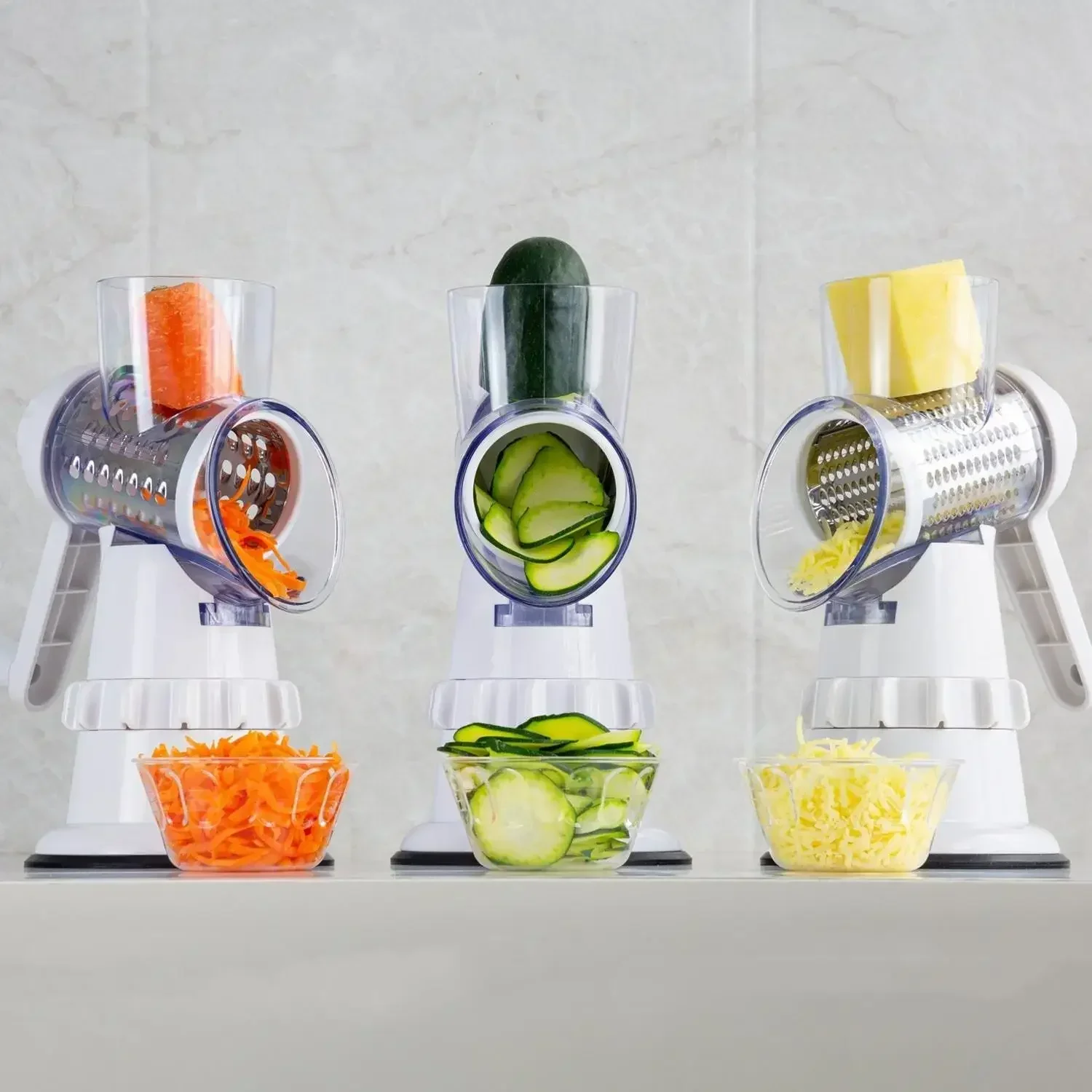Vegetable Shredder, Garlic Chopper and Food Slicer