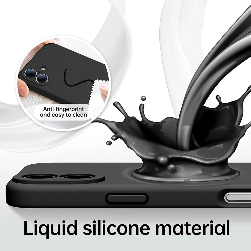 Enhanced Shockproof Silicone Black TPU Phone Case