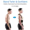 Medical Adjustable Posture Corrector Upper Back Brace Shoulder Lumbar Support Belt Humpback Straightener 4