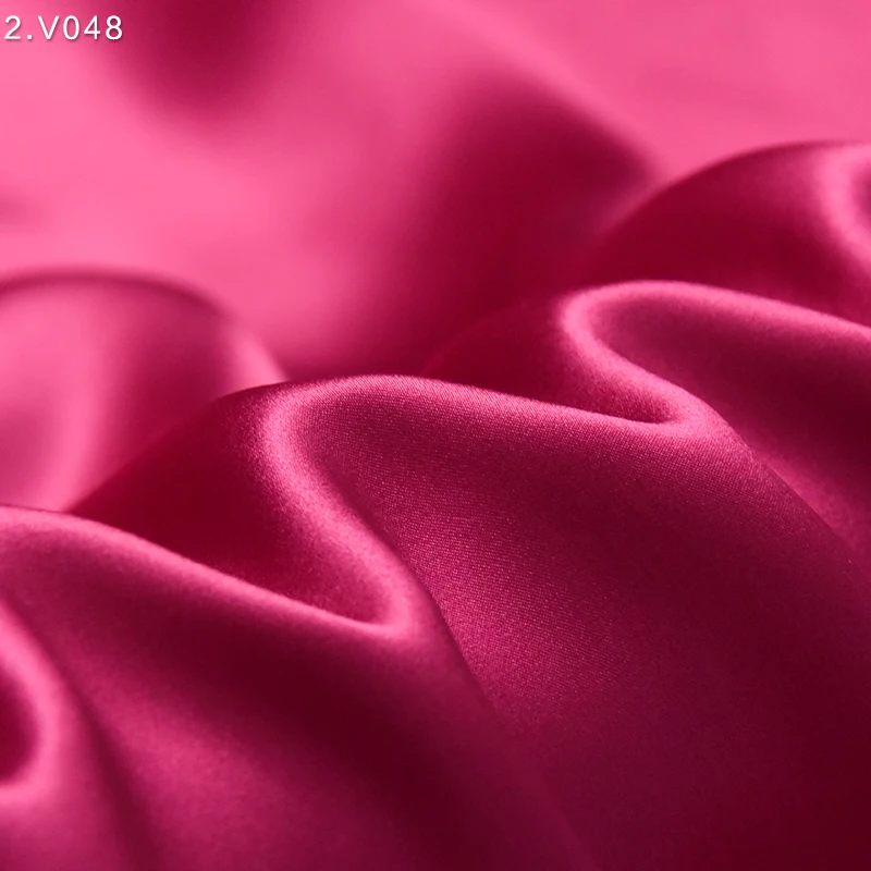 Sewing Fabric 100% silk satin fabric Soft Glossy Double Sided Material for Sleepwear Robes