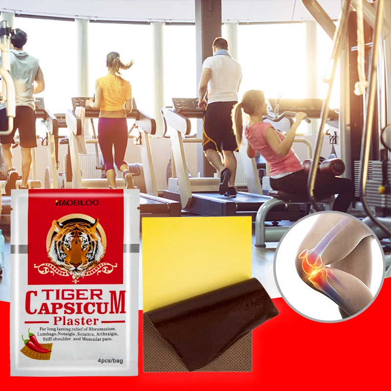 16Pcs Tiger Pepper Patch Joint Arthritis Rheumatoid Meniscus Pain Relief Plaster Muscle Sprain Medical Sticker Health Care