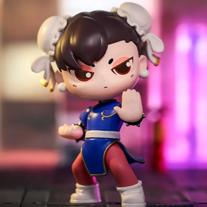 thumbnail image 1 of POP MART Street Fighter Duel Classic Character Series Blind Box Toy, figuras de acción Kawaii, caja misteriosa, regalo de cumpleaños para niños, 1 of 5
