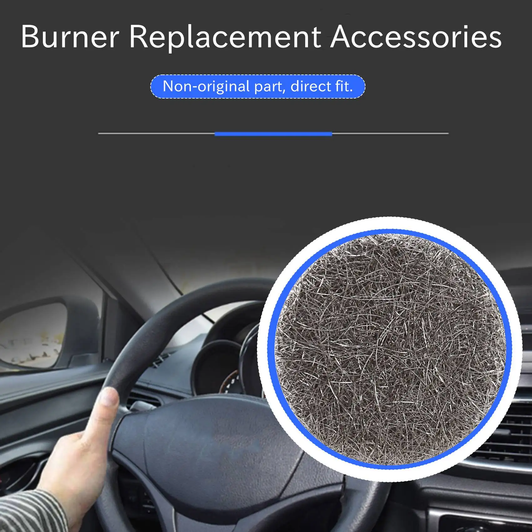 Car Heater Burner Screen Mesh 40mmParking Heaters Screen Pad Replacement Part for Webasto Thermo Top E/C/V EVO 4/5