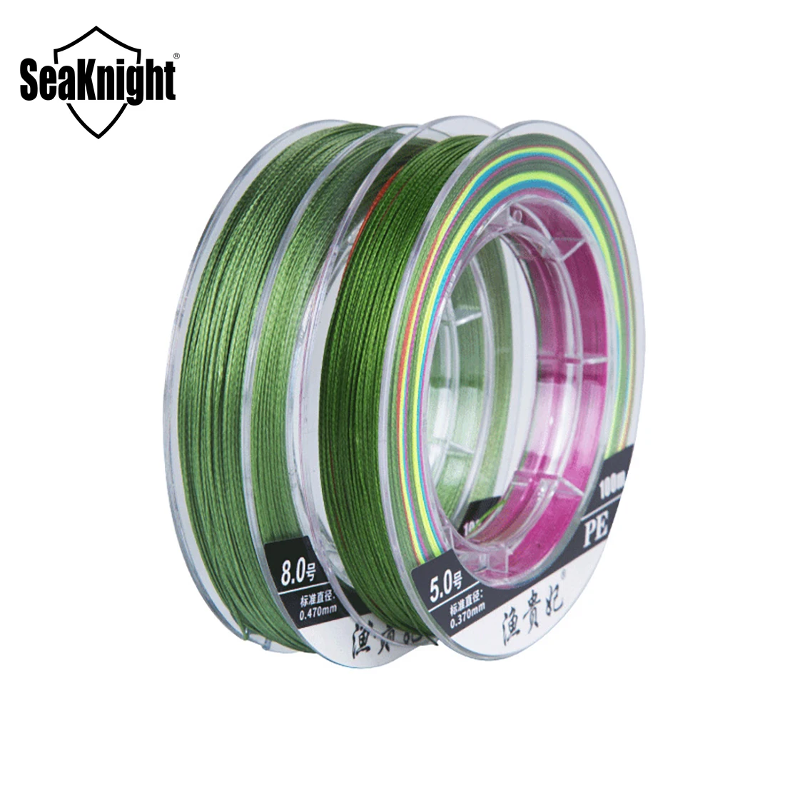 

2023 NEW Seaknight / YuGuiFei High Quality 100M Fishing Line Braided Pe Multifilament Soft Line 8 stands Sea Line FishingTackle