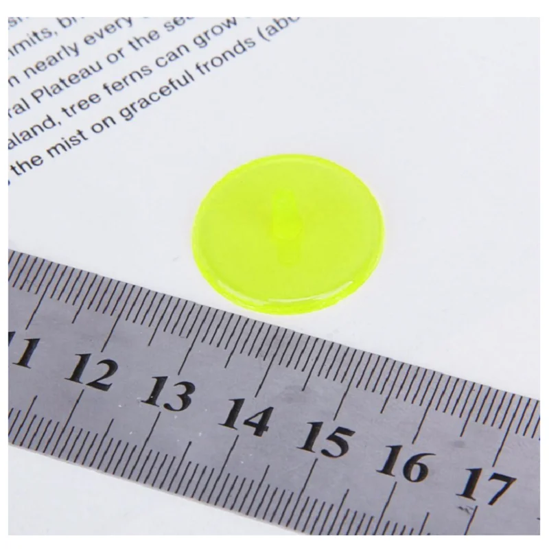 200pcs 24mm Golf Markers Golf Tee Markers Plastic Ball Spot Tool Yellow Spot Marker Marker Position
