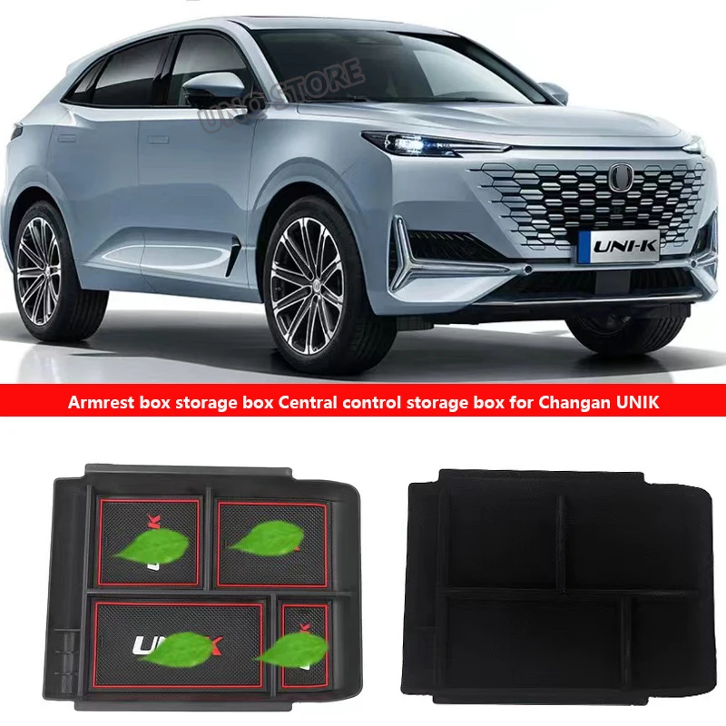 

Car Styling Center Console Organizer Storage Interior Armrest Storage Box For Changan UNI-K UNIK 2021 20222023