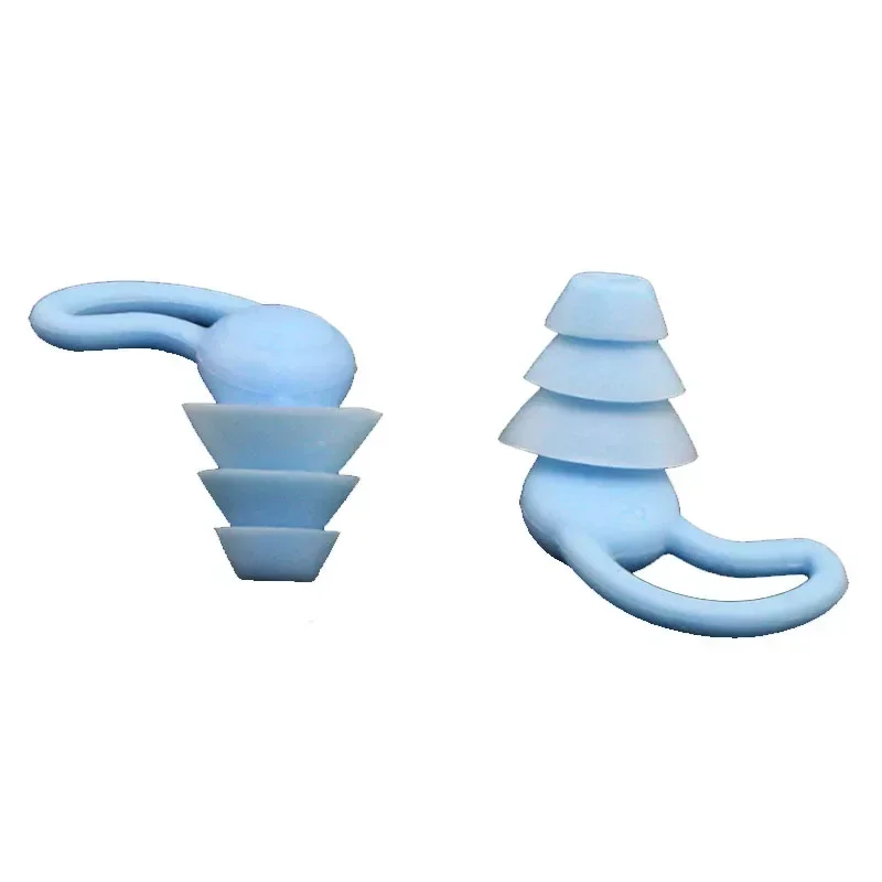 1 Pair Silicone Earplugs Anti-noise Swimming Snorkeling Surfing Waterproof Noise Reduction