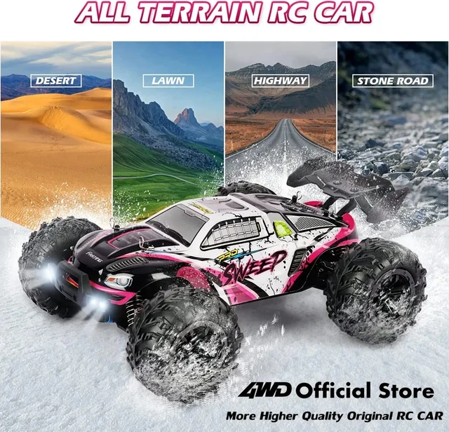 4WD Remote Control Car Off Road 4x4 RC High Speed Buggy Truck Super Brushless 50 or 80KM/H Fast Drift Racing Toy Kids Adults 3